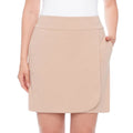 [color:tan] UP! Women's Pull-On Skort - Tan - image 1