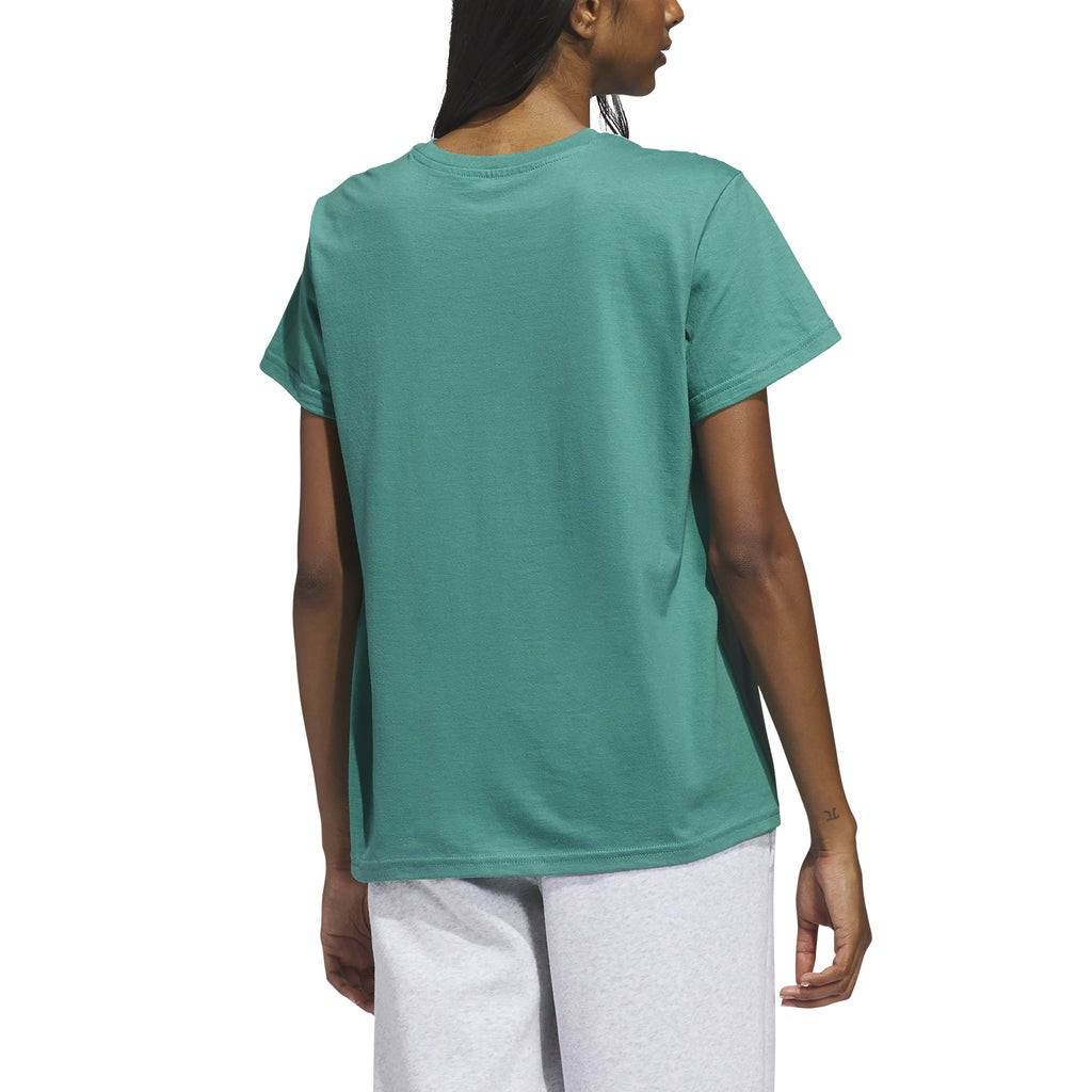 [color:green] adidas Women's Graphic Tee - Green - image 9