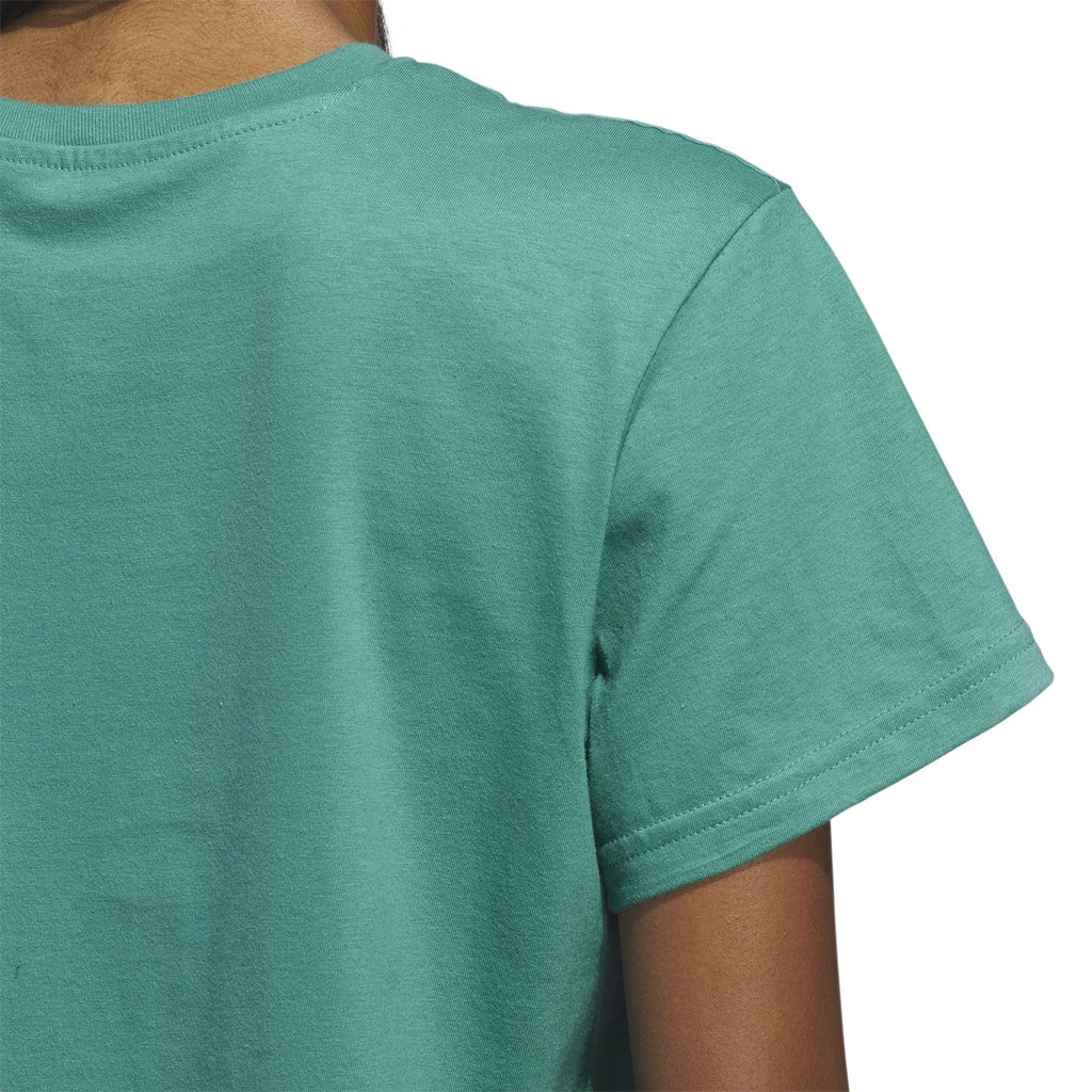 [color:green] adidas Women's Graphic Tee - Green - image 12