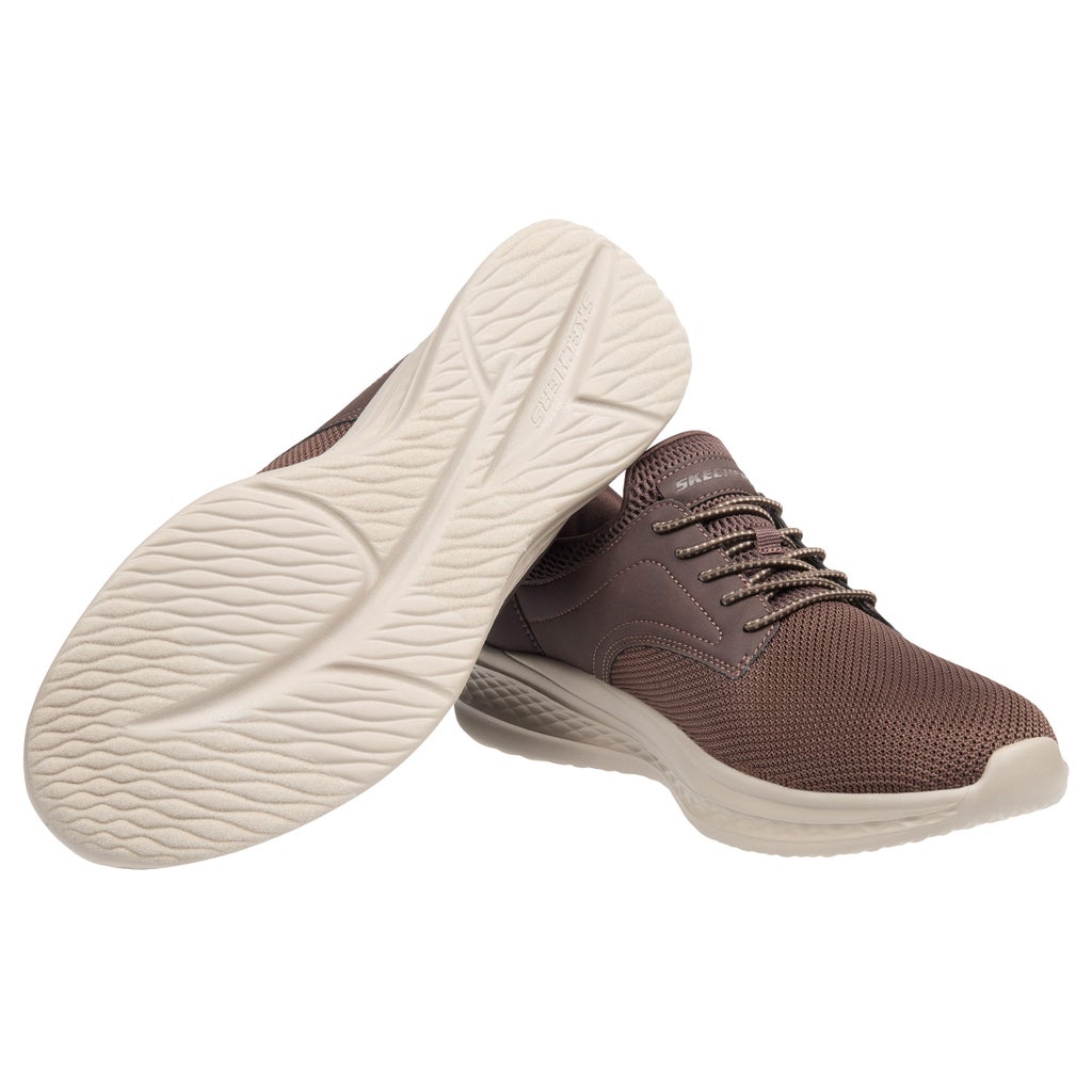 [color:brown] Skechers Men's Hands-Free Swift Fit Sneaker - Brown - image 5