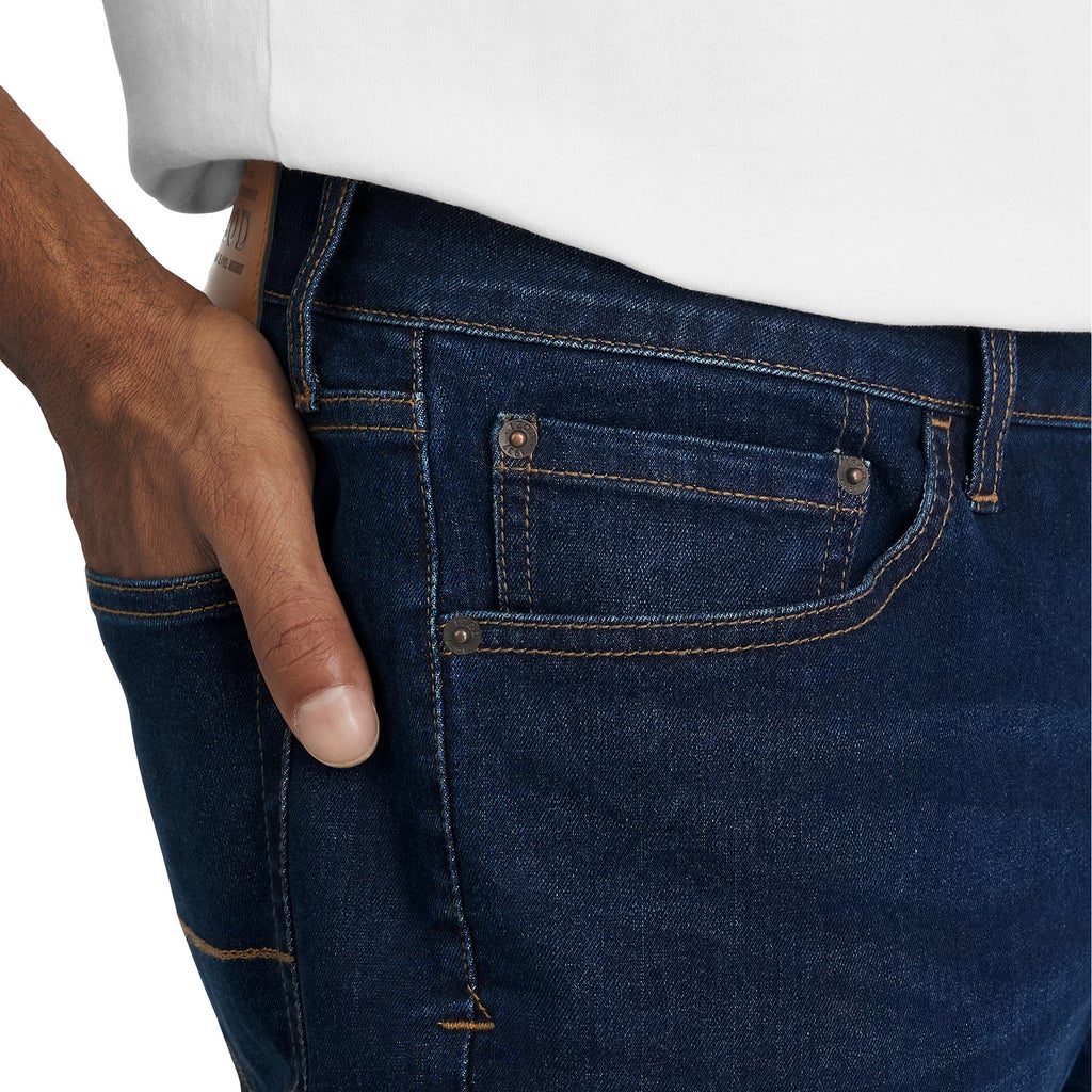 [color:dark blue] Izod Men's Straight Fit Jean - Dark Blue - image 4