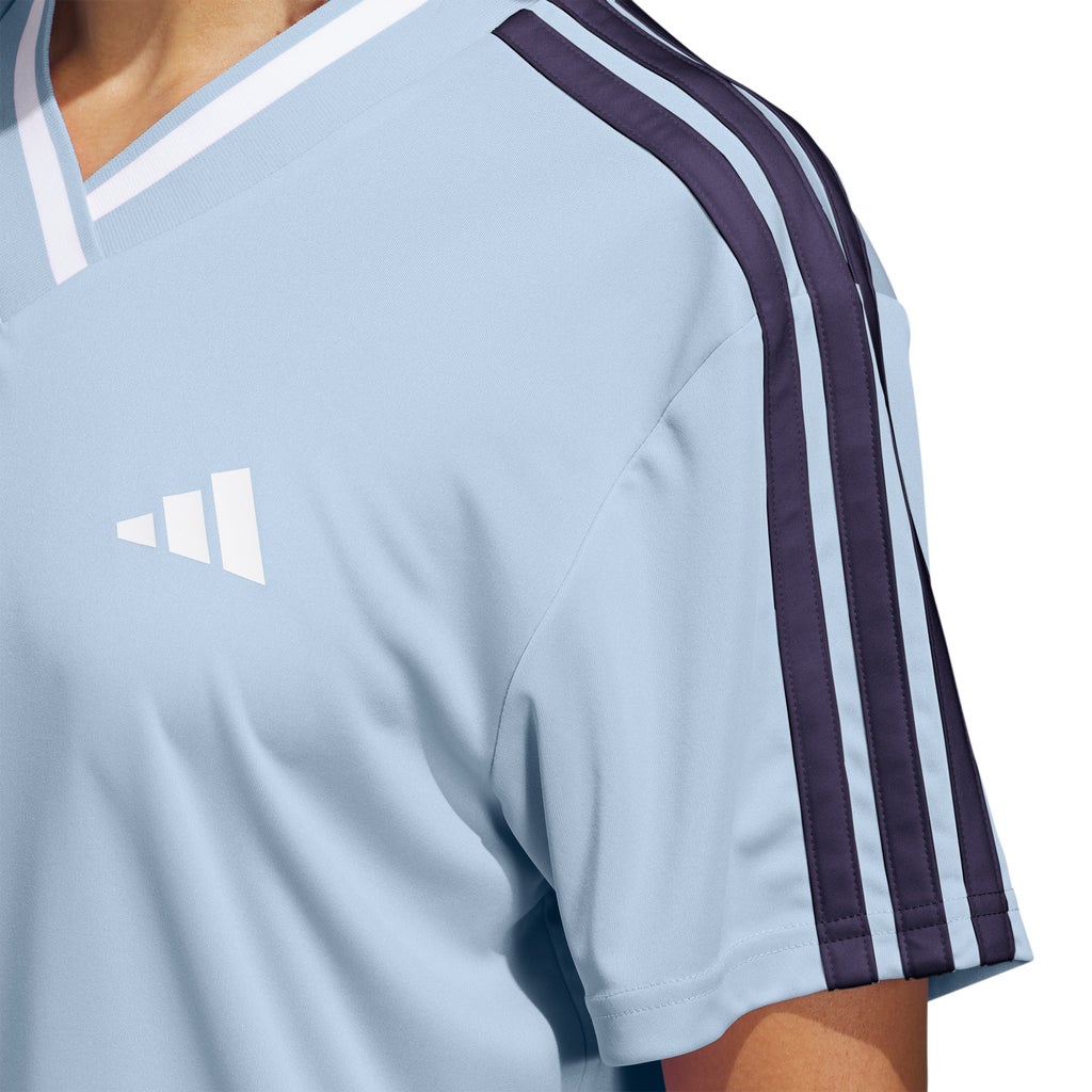 [color:light blue (argentina)] adidas Women's 3-Stripes Jersey Tee - Light Blue (Argentina) - image 4