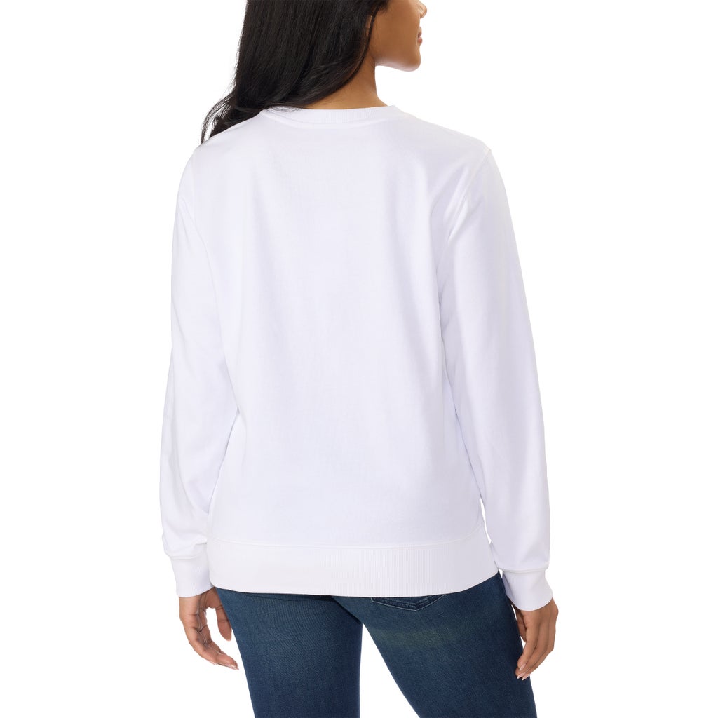 [color:white] Tommy Hilfiger Women's Crewneck - White - image 5