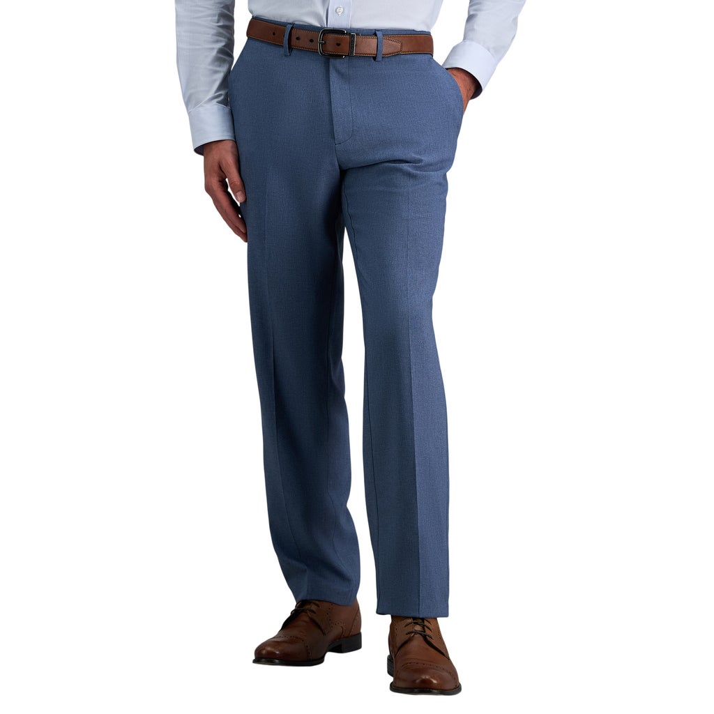 [color:blue] Haggar Men's Performance Dress Pant - Blue - image 1