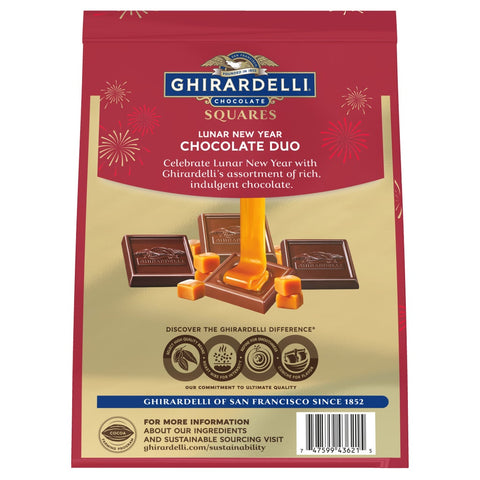 Ghirardelli Lunar New Year Chocolate Duo Squares, 18.1 oz