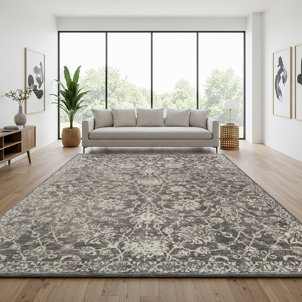 Prima Area Rug Collection, Burton Gray
