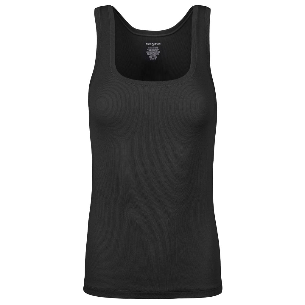 [color:black] Frank & Oak Women's Tank and Boxer Set - Black - image 2