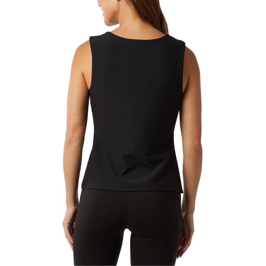 [color:black] 32 Degrees Women's Ribbed Tank with Bra - Black - image 3