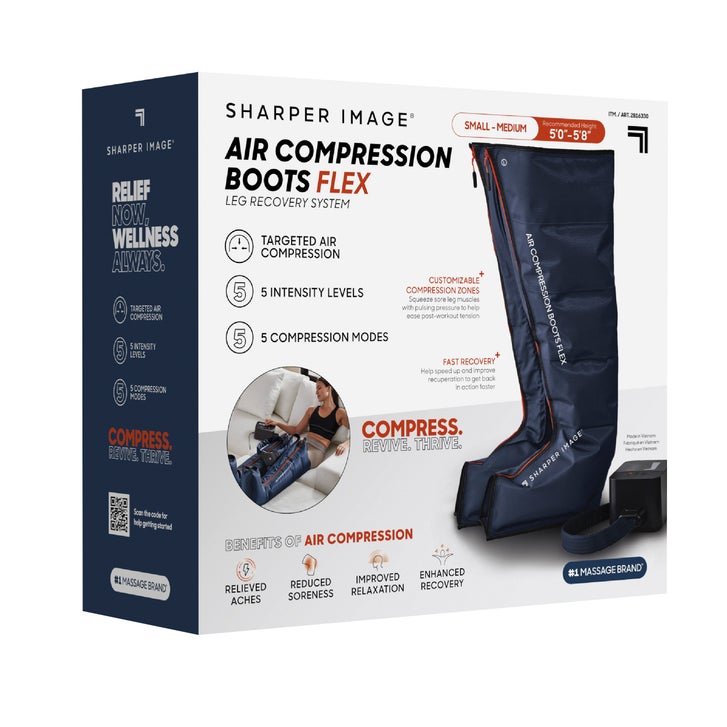 Sharper Image Air Compression Boots Flex Leg Recovery System – image 8