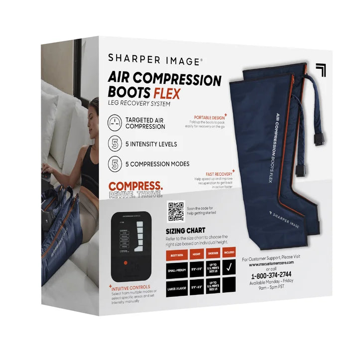 Sharper Image Air Compression Boots Flex Leg Recovery System – image 9