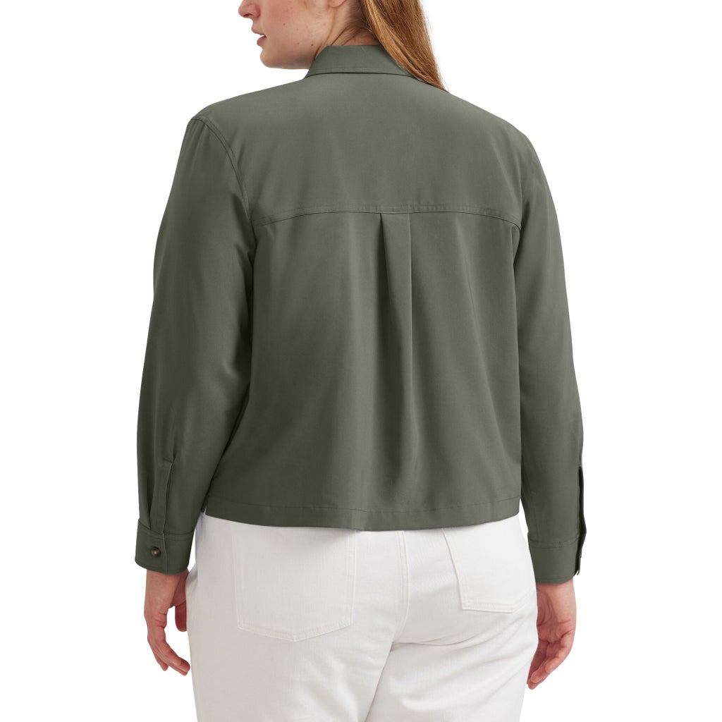 [color:green] Eddie Bauer Women's Traveler Shirt - Green - image 3