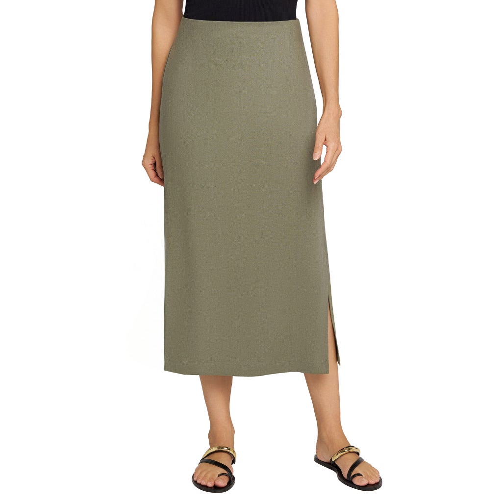 Matty M Women's Linen Blend Skirt - image 3