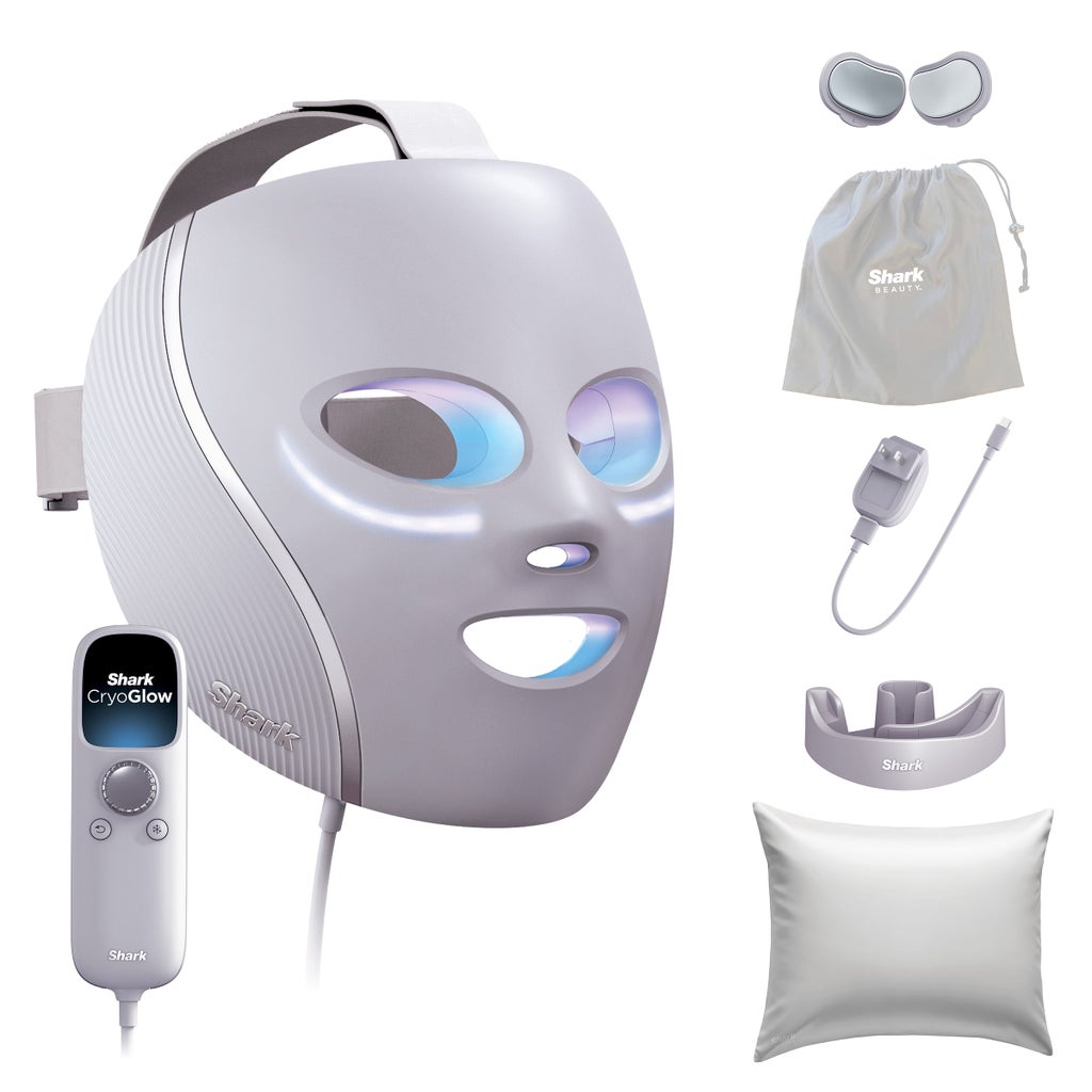 Shark CryoGlow Under-Eye Cooling+LED Anti-Aging and Skin Clearing Face Mask - product image