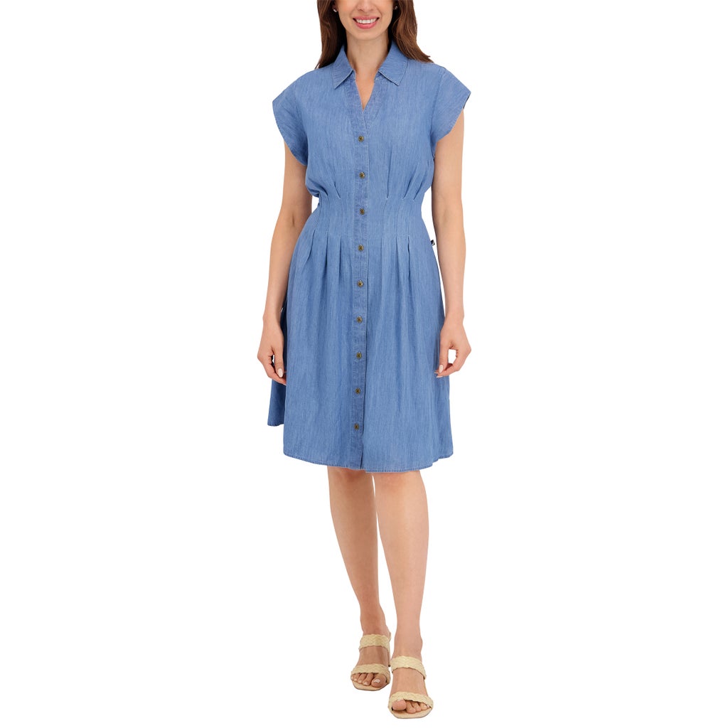 Nautica Jeans Women's Pintuck Dress - image 6