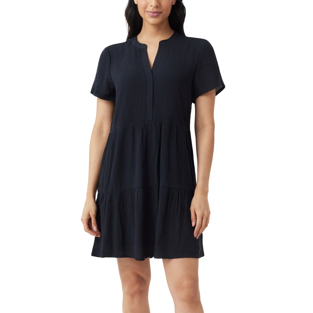 Hurley Women's Tiered Crinkle Dress - image 2