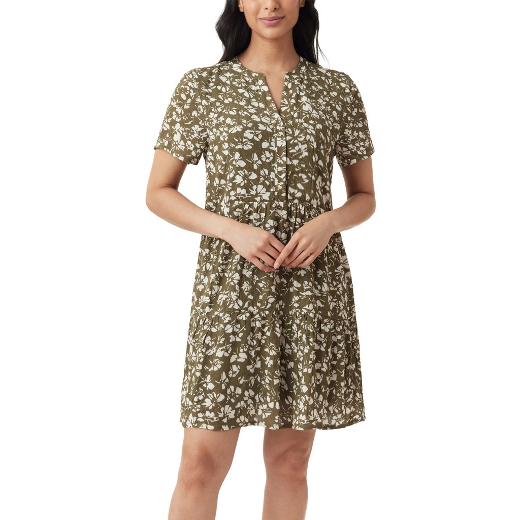 Hurley Women's Tiered Crinkle Dress - image 3