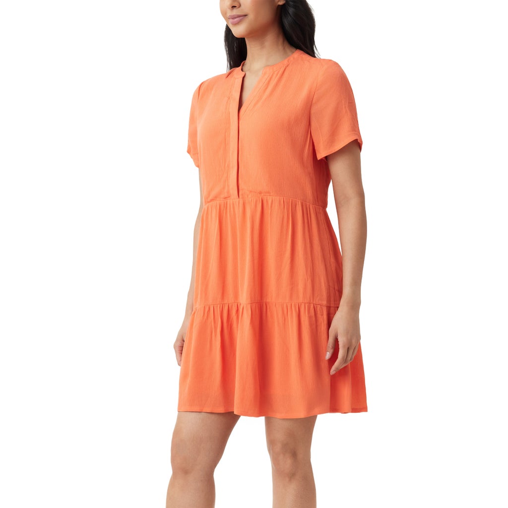 Hurley Women's Tiered Crinkle Dress - image 5