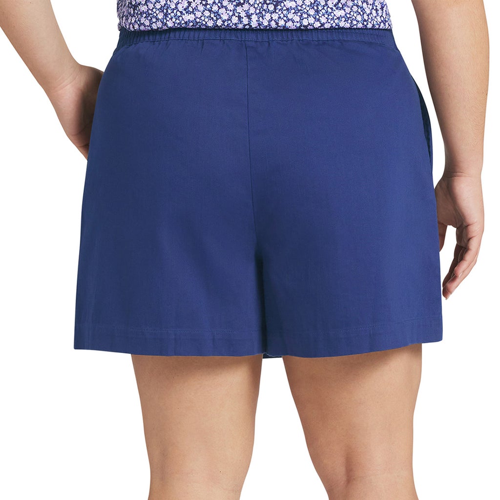 [color:navy] Lands' End Women's Cotton Skort - Navy - image 16
