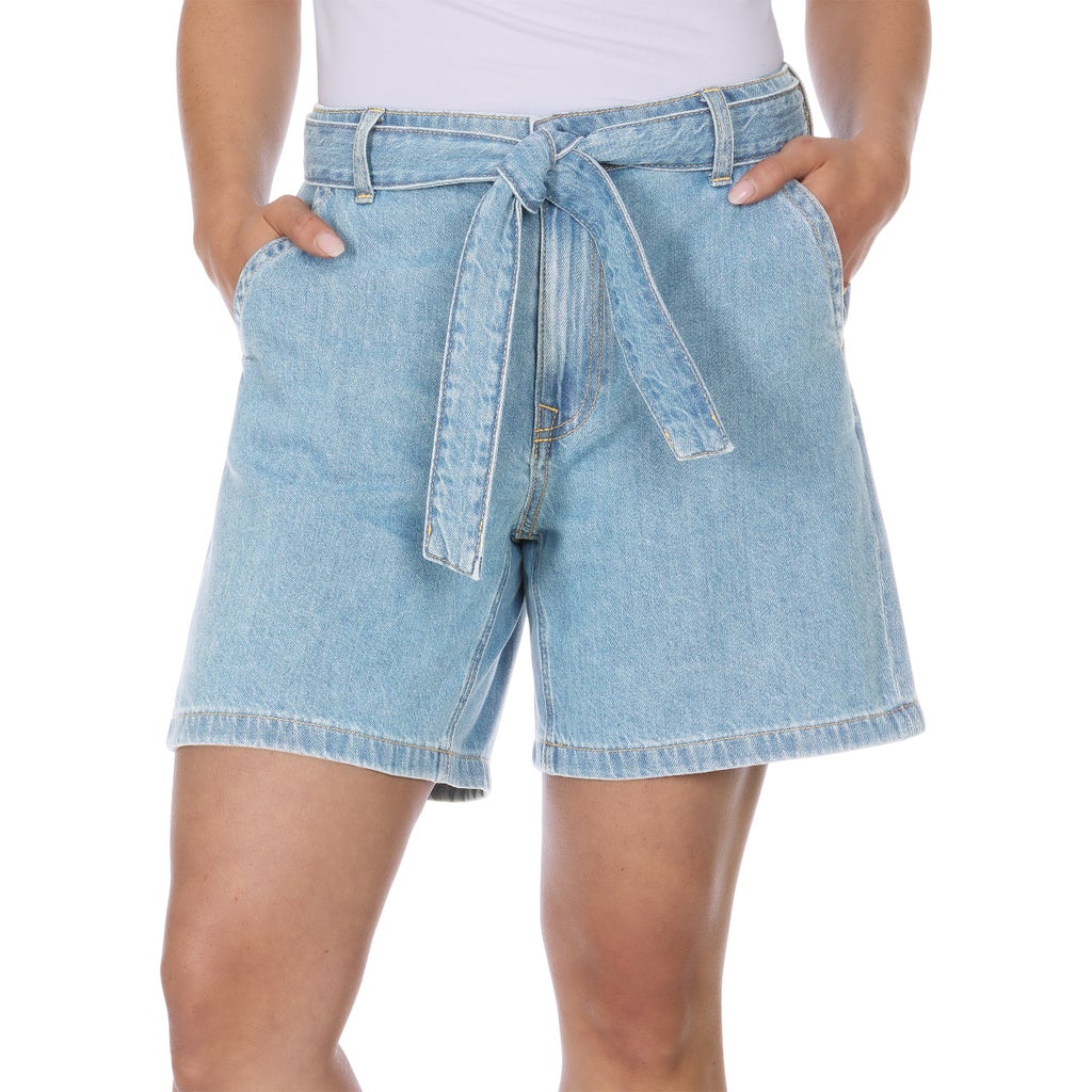 [color:light blue] Tommy Hilfiger Women's Denim Short - Light Blue - image 1