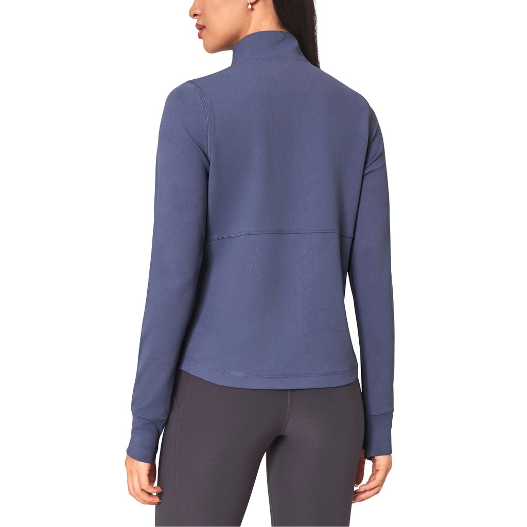 [color:blue] Mondetta Women's Jacquard Full-Zip - Blue - image 6