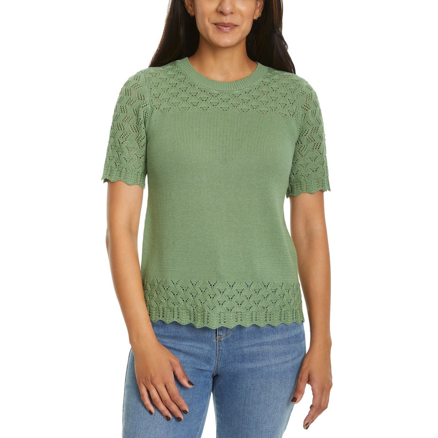 Jessica Simpson Women's Short Sleeve Sweater