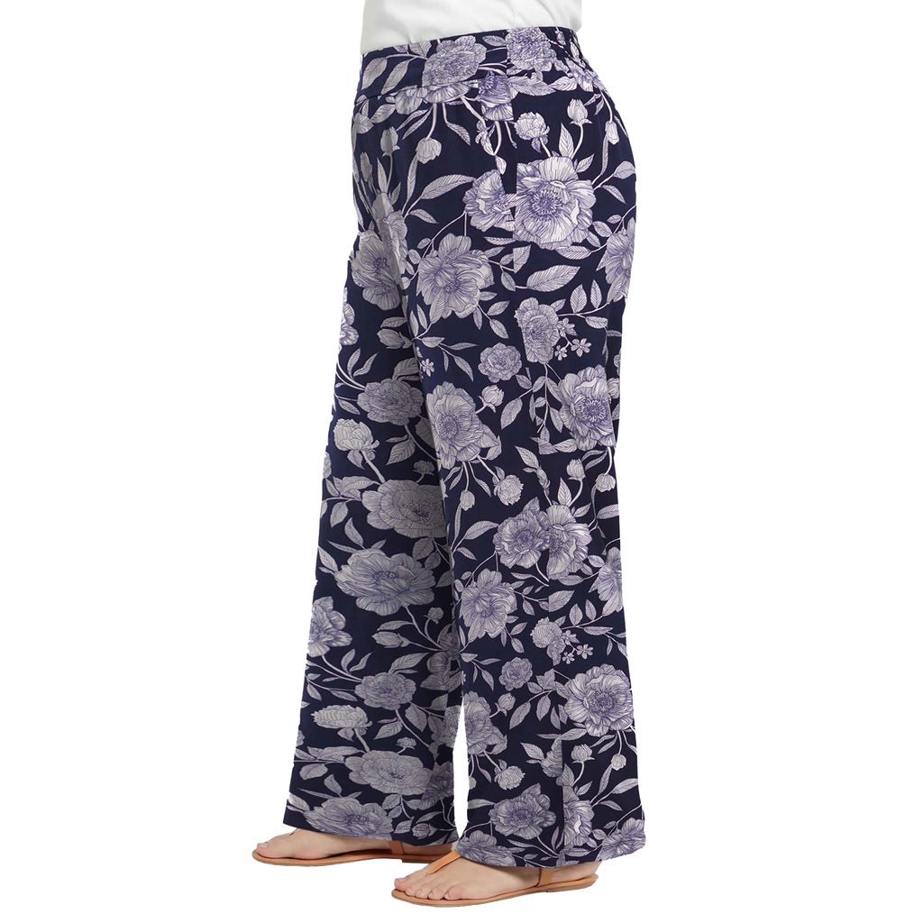 [color:multi] Three Dots Women's Pull-On Pant - Multi - image 9