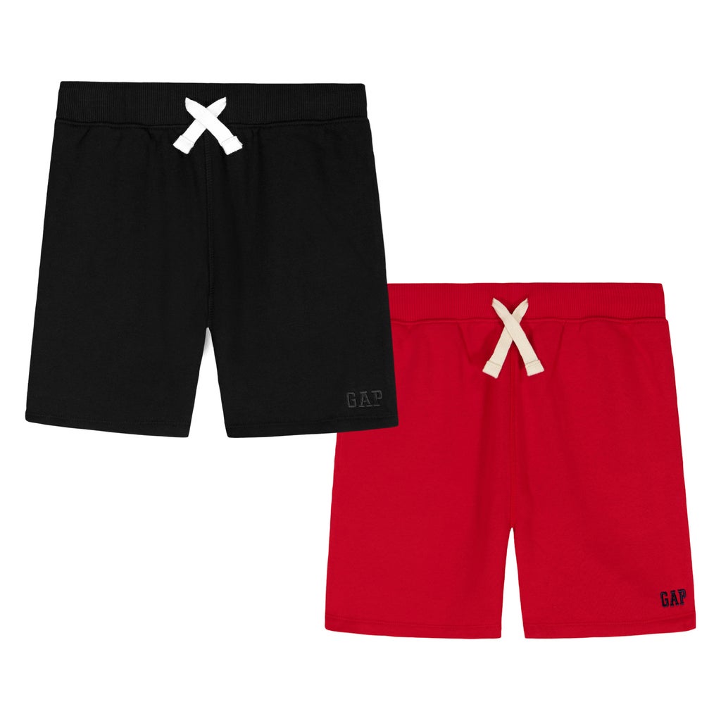 [color:red] Gap Youth 2-pack Seam Pocket Short - Red - image 9