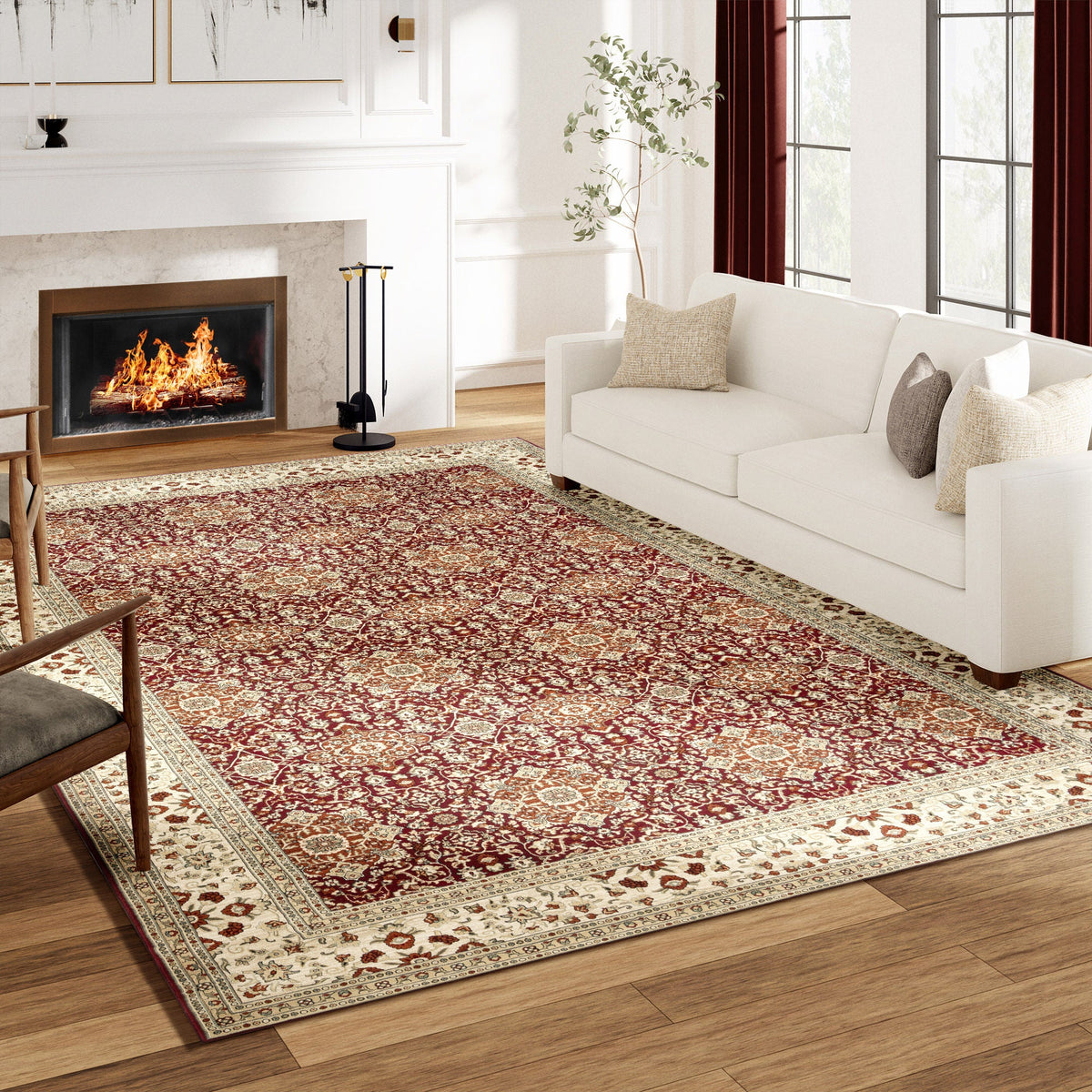 Thomasville Timeless Classic Area Rug Collection, Marnie Red
