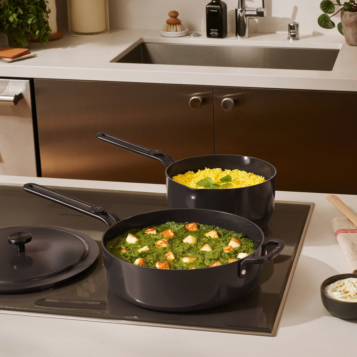 Our Place 14-piece Essentials Ceramic Nonstick Cookware Set