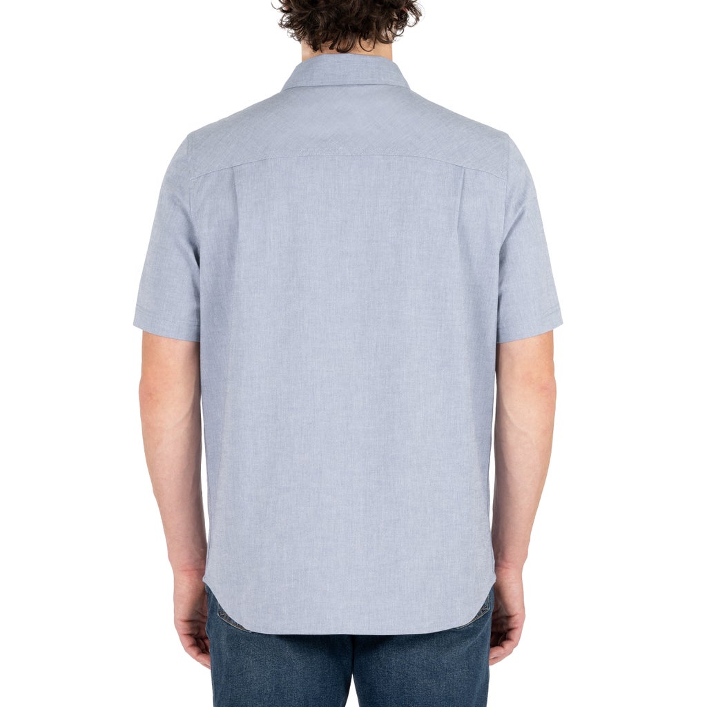 [color:blue] Colorado Clothing Men's Short Sleeve Woven Shirt - Blue - image 3