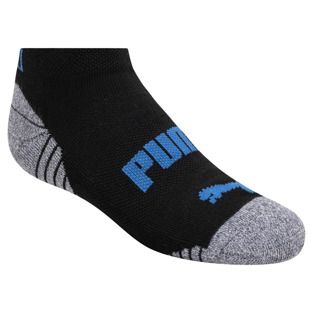 [color:black] PUMA Kids' Low Cut Socks, 20-pair - Black - image 3