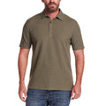 [color:green] Vintage and Black Men's Polo - Green - image 1