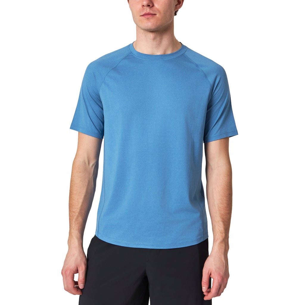 [color:blue] Mondetta Men's Active Tee - Blue - image 1