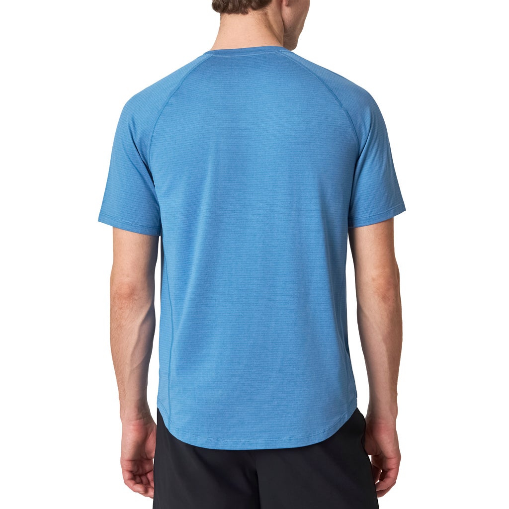[color:blue] Mondetta Men's Active Tee - Blue - image 2