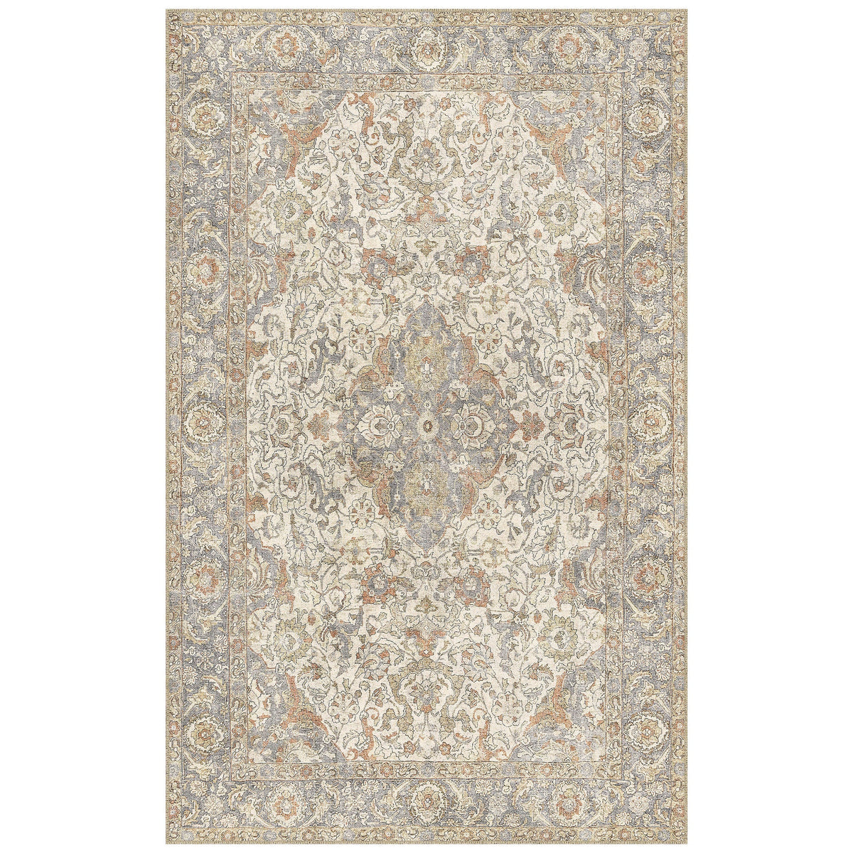 Apache Chenille Area Rug, Rosetta Beige, 5' x 8'