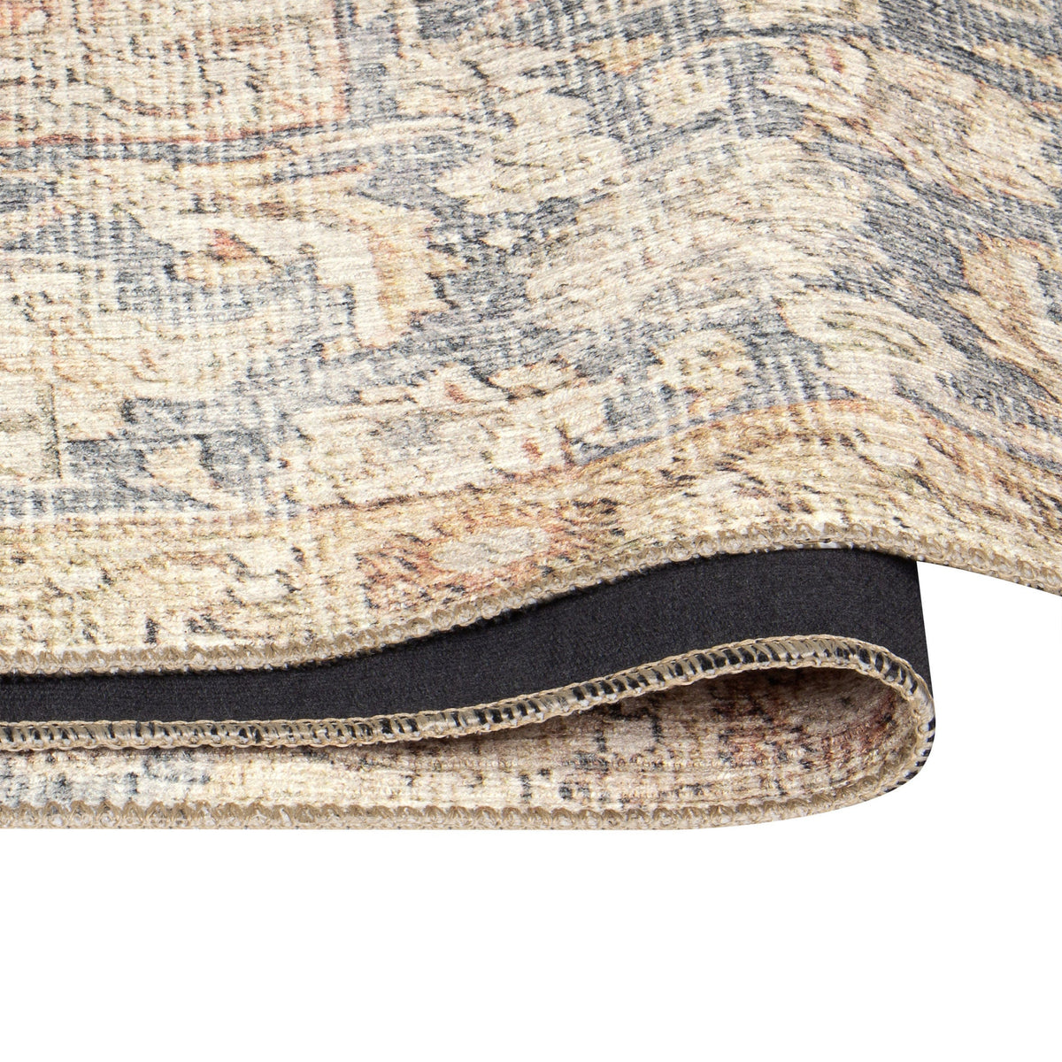 Apache Chenille Area Rug, Rosetta Beige, 8' x 10'