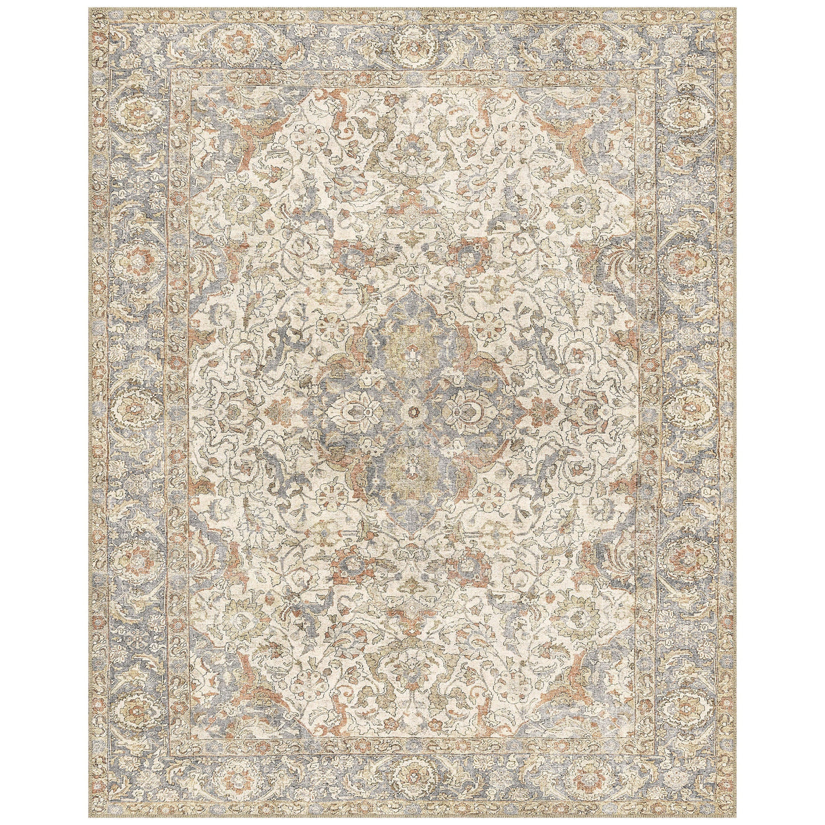 Apache Chenille Area Rug, Rosetta Beige, 8' x 10'