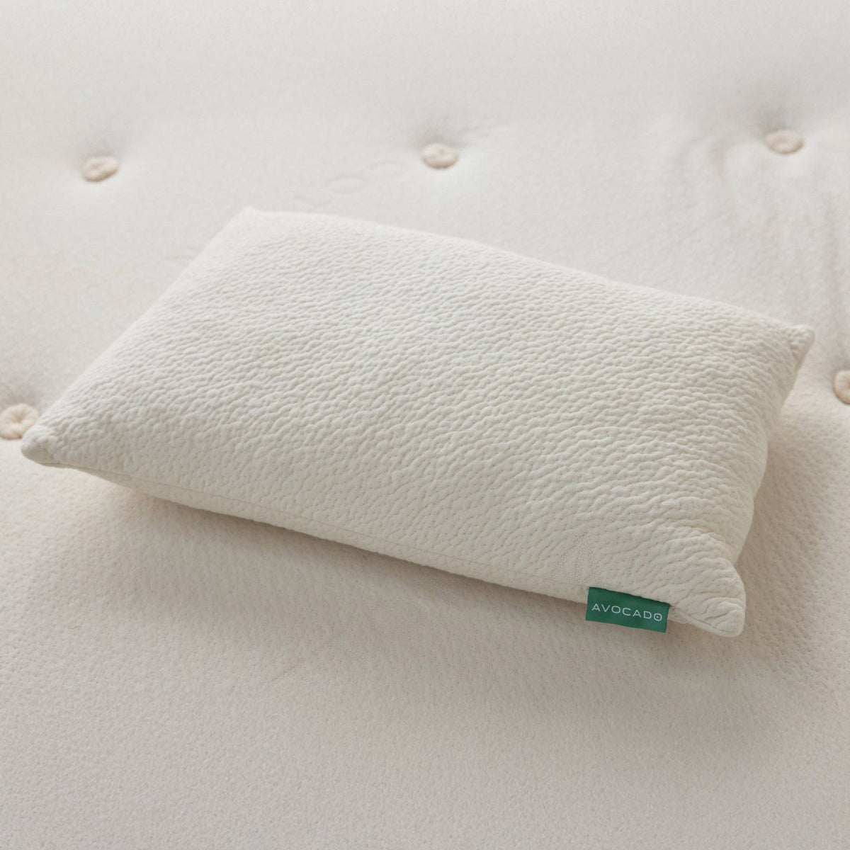 Avocado Organic Pillow with Natural Latex and Kapok Fill