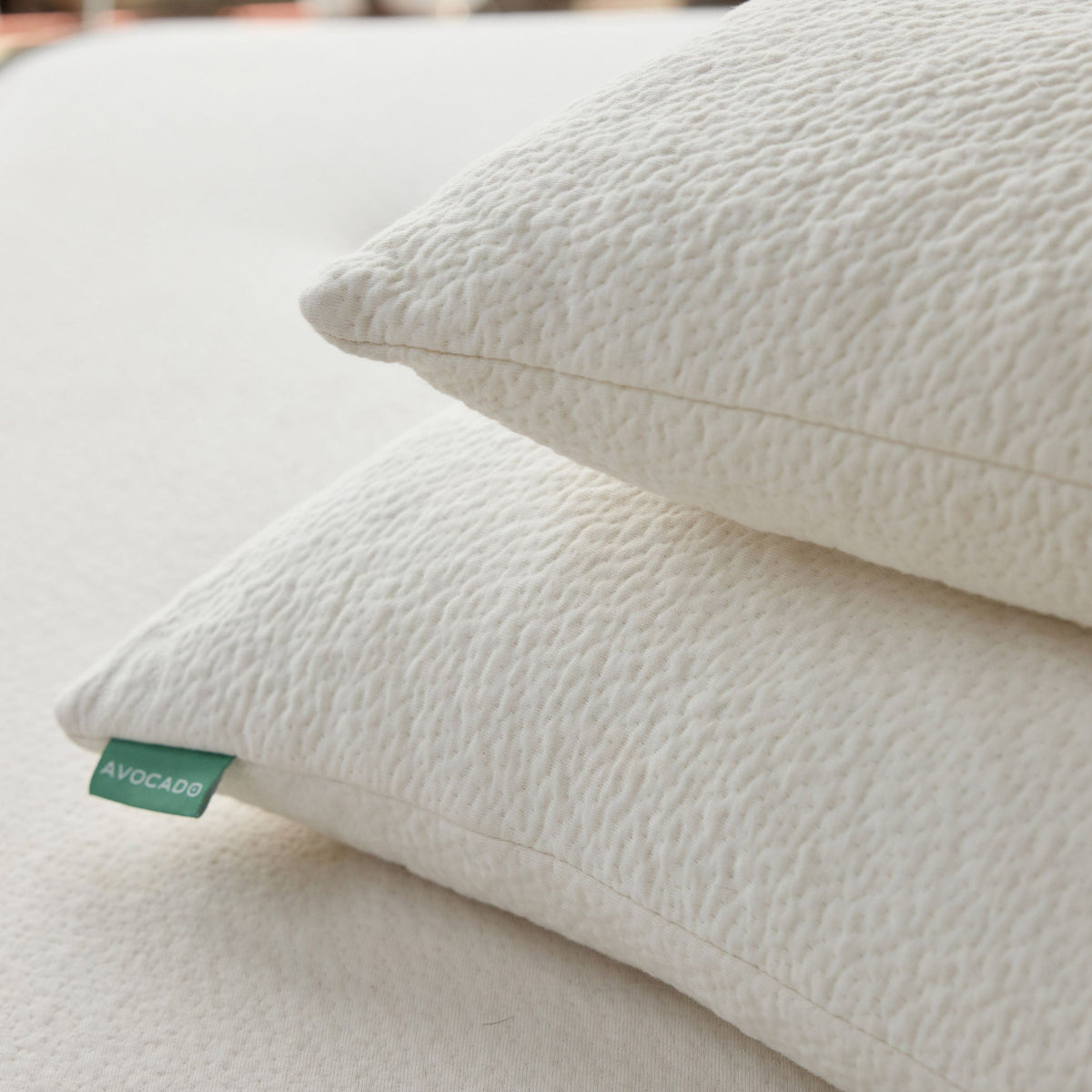 Avocado Organic Pillow with Natural Latex and Kapok Fill