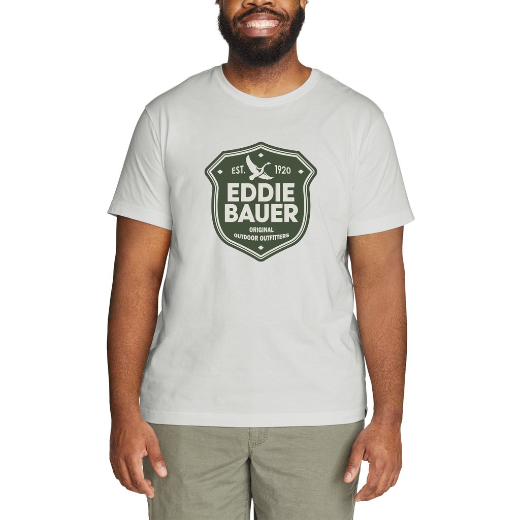 [color:white] Eddie Bauer Men's Graphic Tee - White - image 1