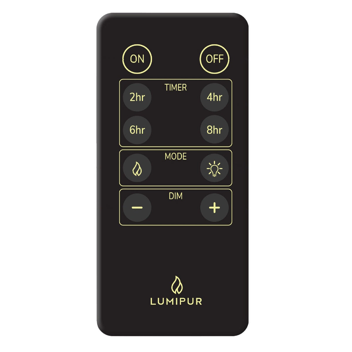 LumiPur 6-piece Flameless LED Candles Design Series Glass with Remote