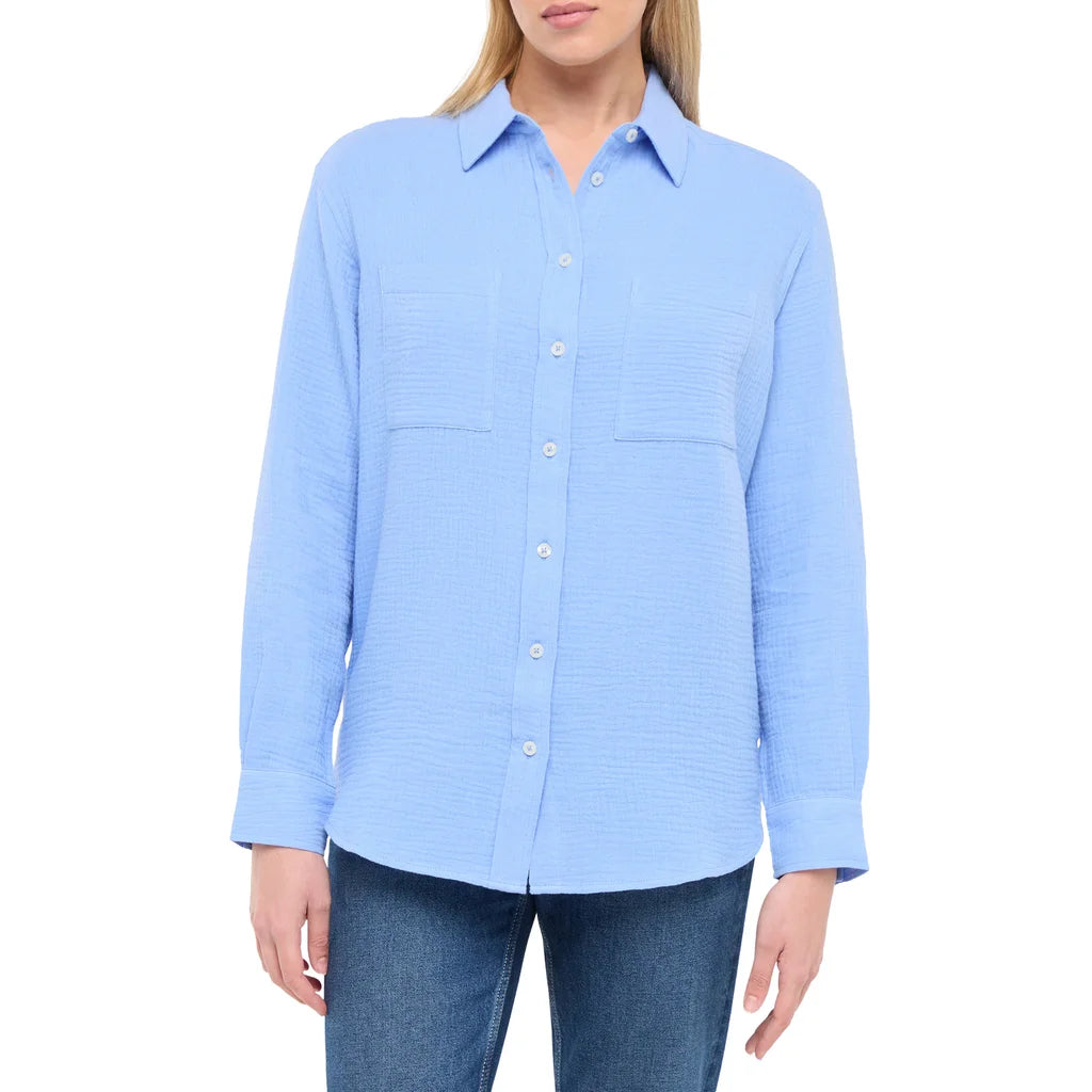 Gap Women's Cotton Gauze Button Up Shirt - image 4