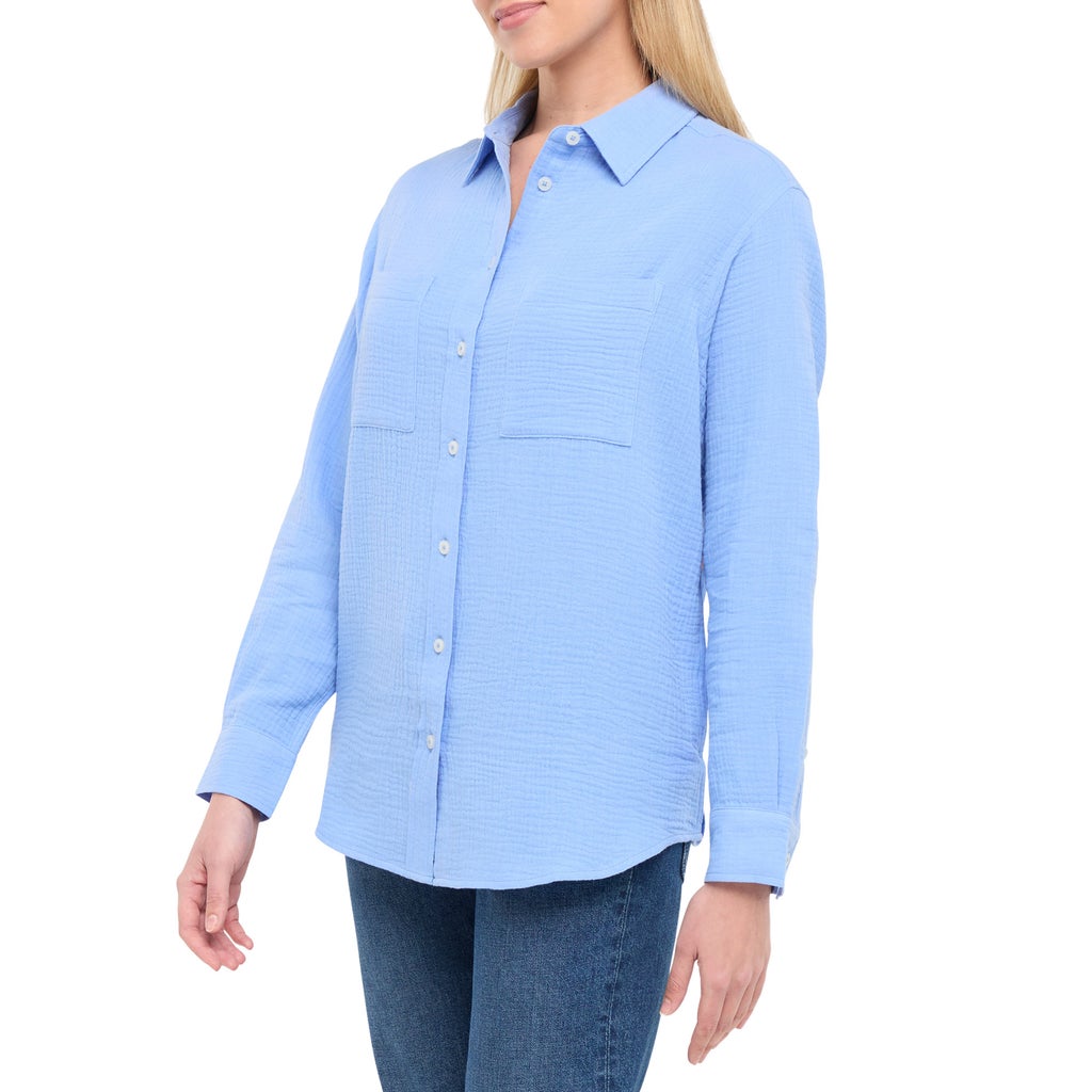 Gap Women's Cotton Gauze Button Up Shirt - image 5