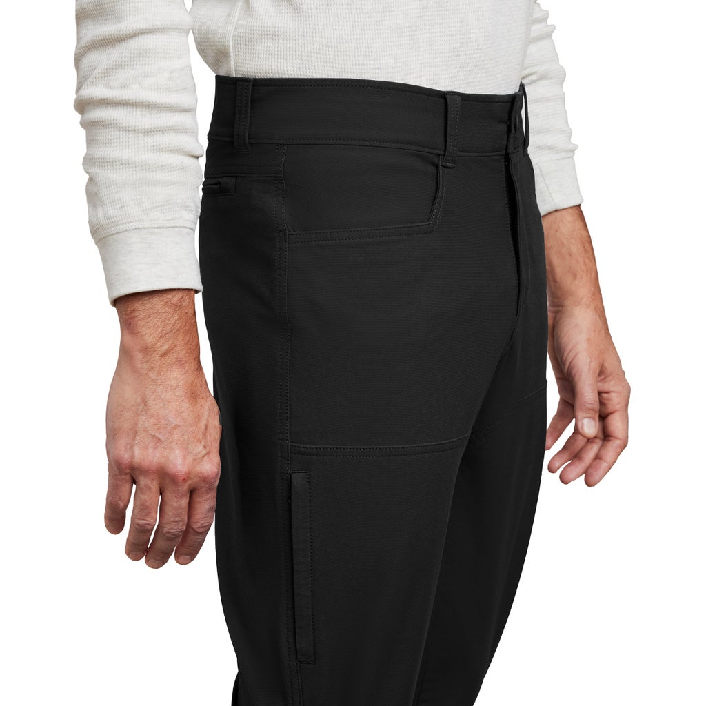 [color:black] Kirkland Signature Men's Stretch Tech Pant - Black - image 2