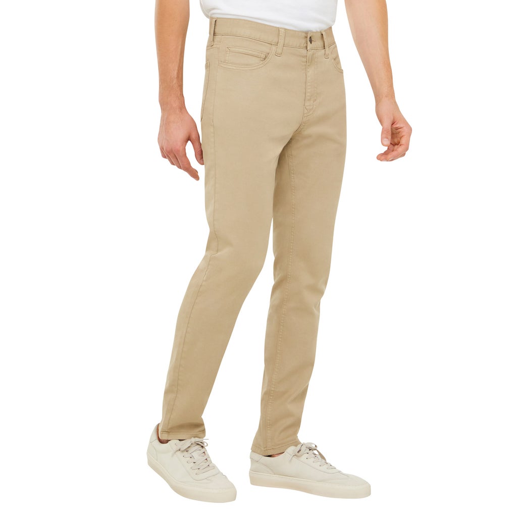 [color:tan] Banana Republic Men's 5-Pocket Twill Pant - Tan - image 2