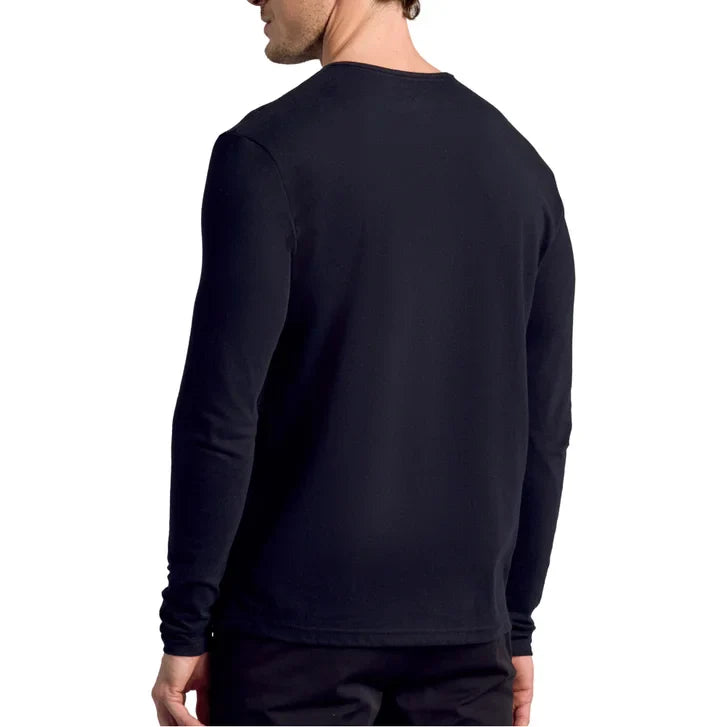 True Classic Men’s Long Sleeve Henley, 2-pack