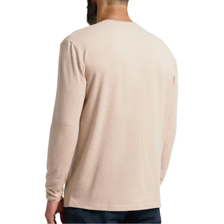 True Classic Men’s Long Sleeve Henley, 2-pack