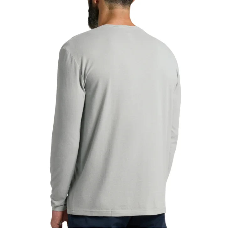 True Classic Men’s Long Sleeve Henley, 2-pack