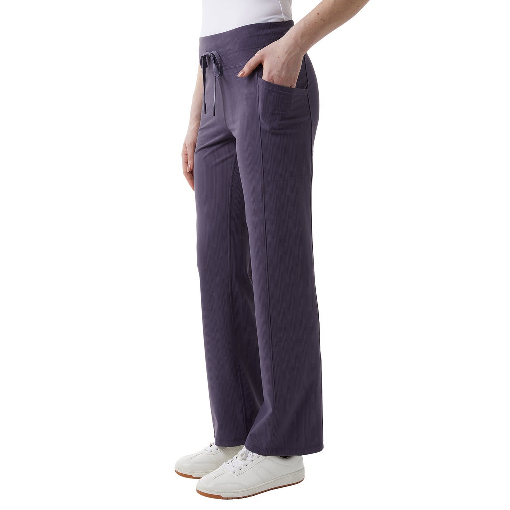 [color:purple] 32 Degree Women's Ribbed Pant - Purple - image 2