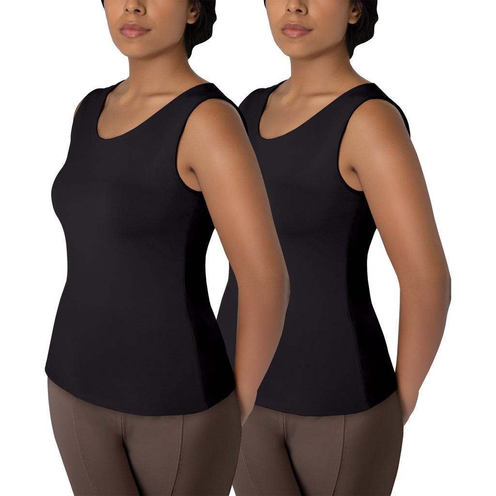 Layer Zero by 32 Degrees Women's Double Lined Tank Top, 2-pack - image 3